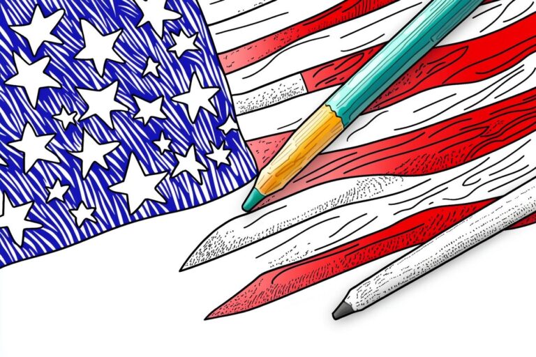 4th Of July Coloring Pages : Celebrate with Patriotic Fun