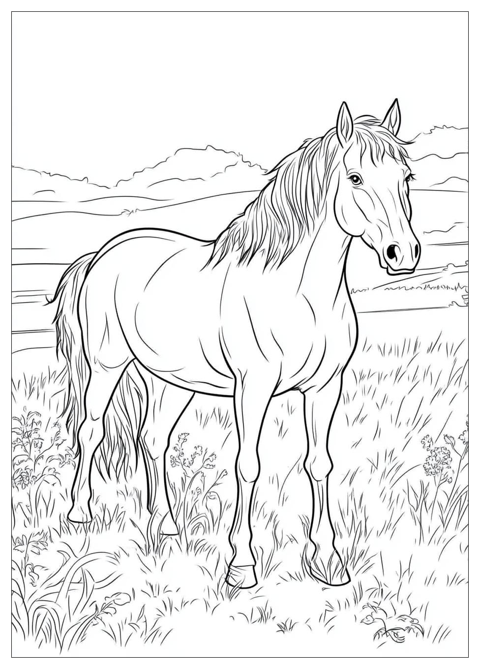 adult_horse_coloring_pages_1