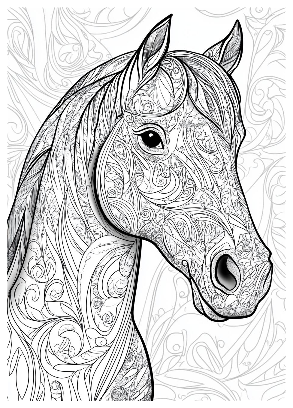 adult_horse_coloring_pages_21