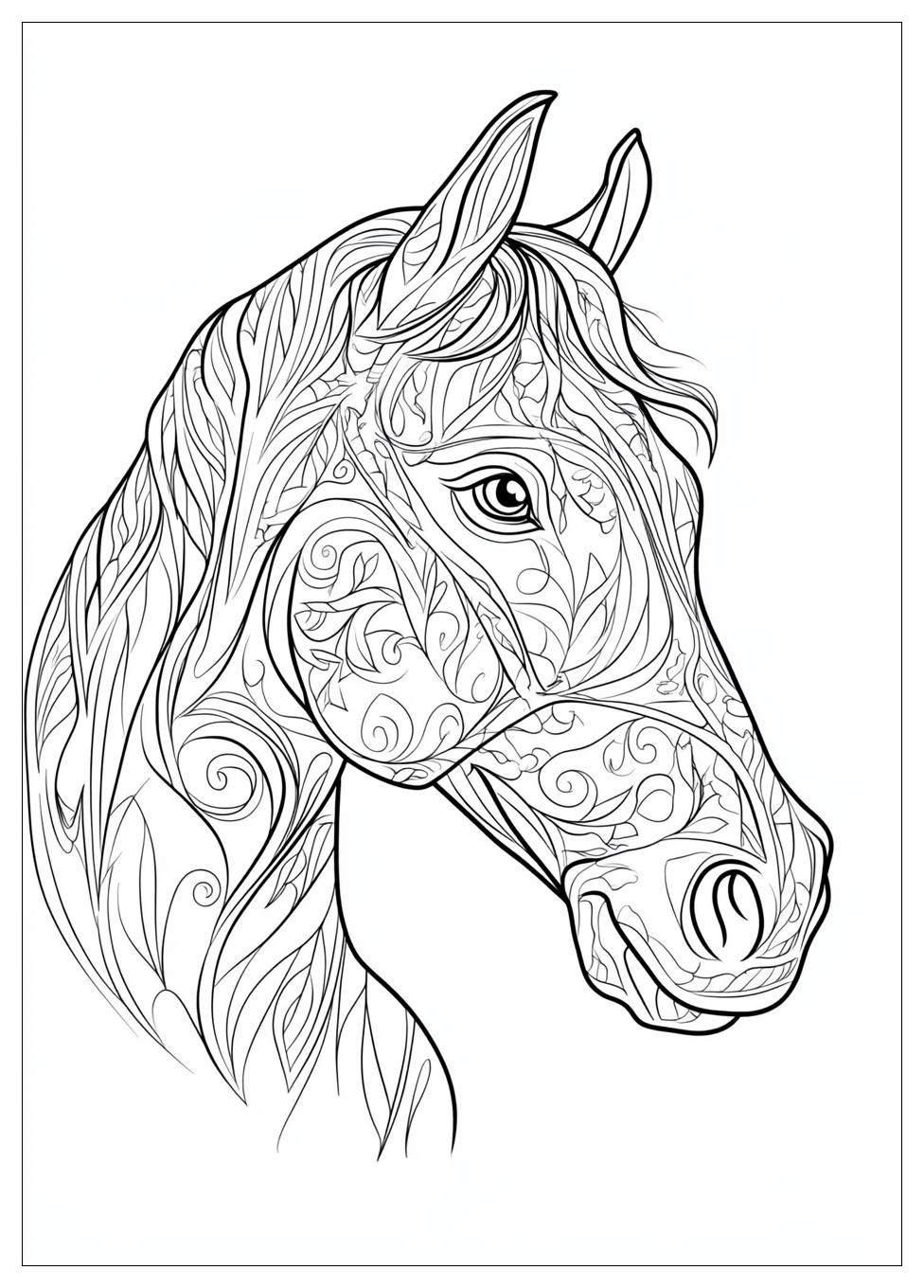 adult_horse_coloring_pages_5