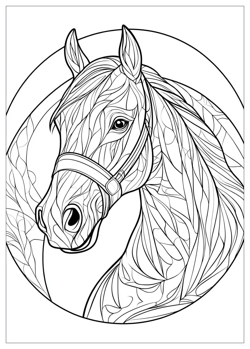 adult_horse_coloring_pages_7