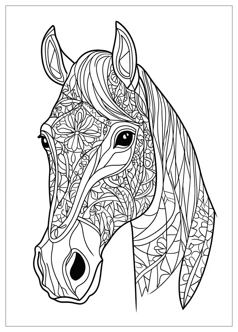 adult_horse_coloring_pages_9
