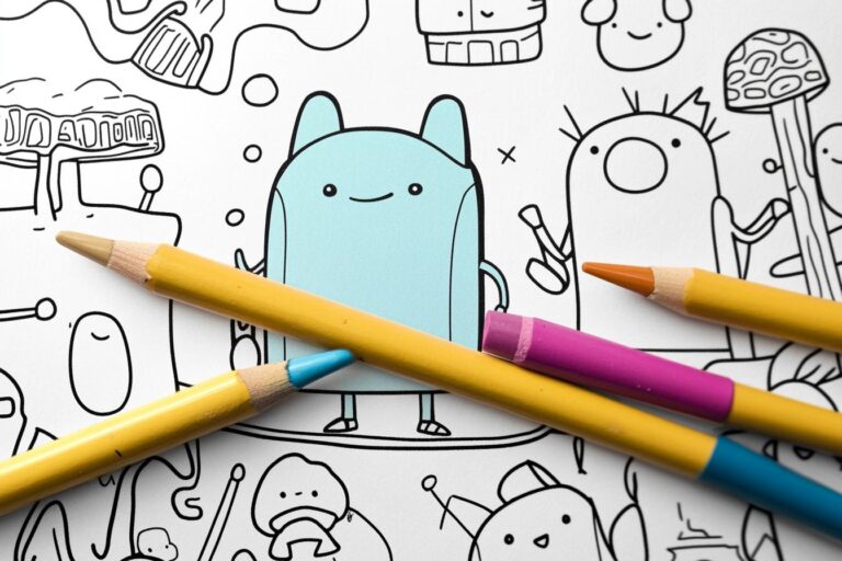 Adventure Time Coloring Pages : Color Your Way Through Ooo