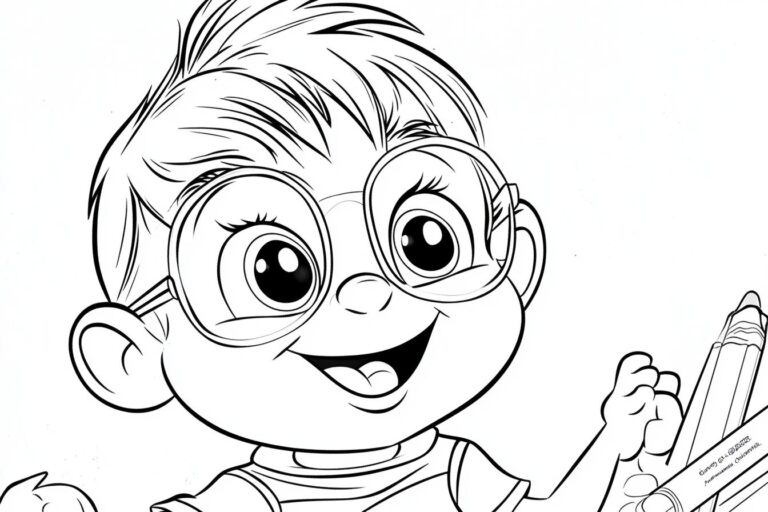 Alvin And The Chipmunks Coloring Pages : Fun and Free Printables for Kids