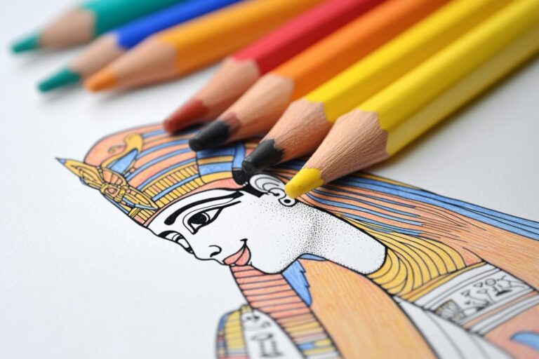 Ancient Egypt Coloring Pages : Color Your Way Through History