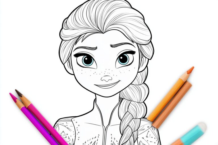 Anna Coloring Pages : Free Printable Anna Images & Character Designs