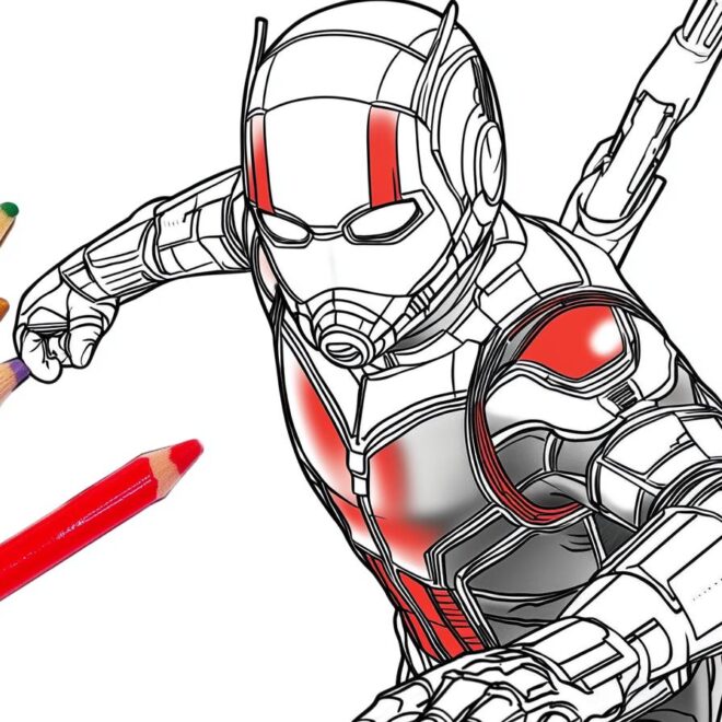 Ant Man Coloring Pages : Color Your Way Into the Ant-Sized World