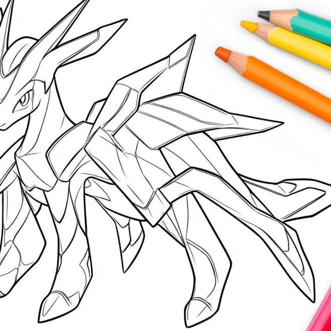 Arceus Coloring Pages : Coloring Fun for Pokemon Fans