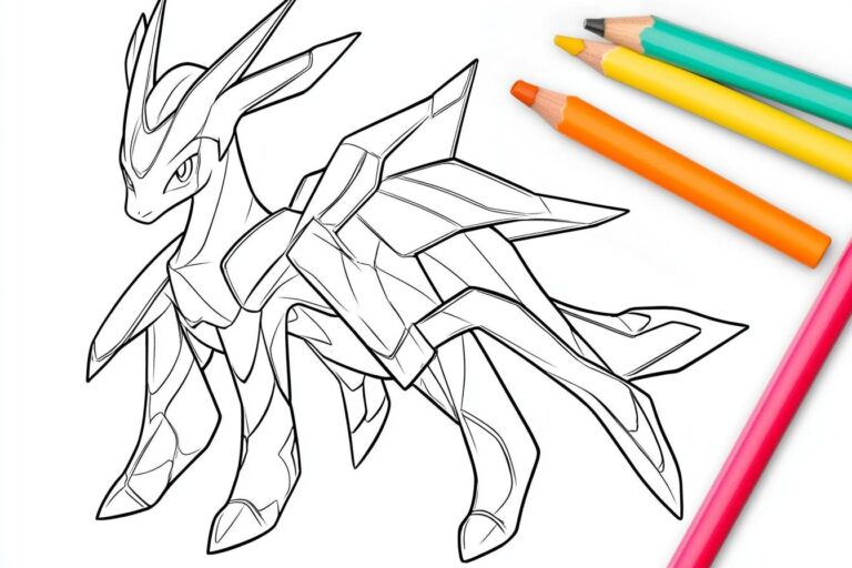 Arceus Coloring Pages : Coloring Fun for Pokemon Fans