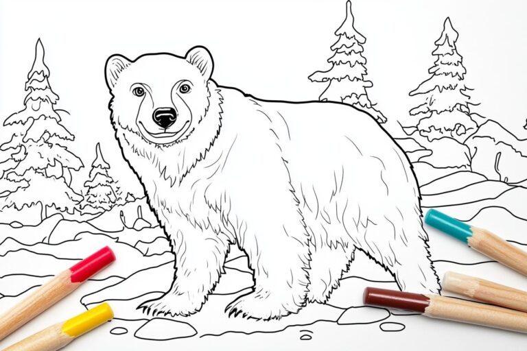 Arctic Animal Coloring Pages : Fun & Educational Coloring Pages for Kids