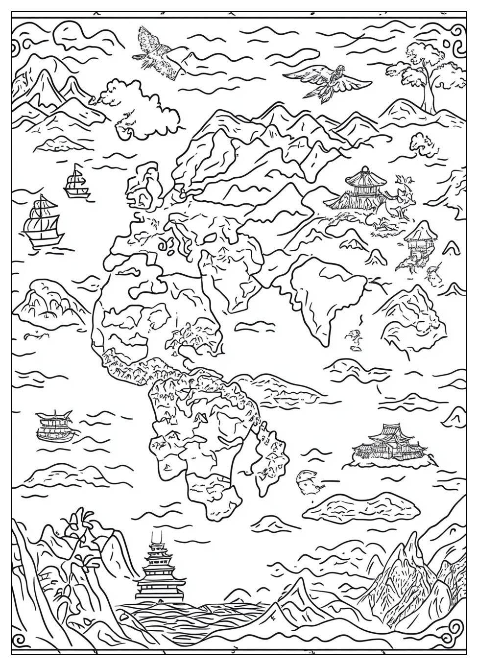 asia_map_coloring_pages_1
