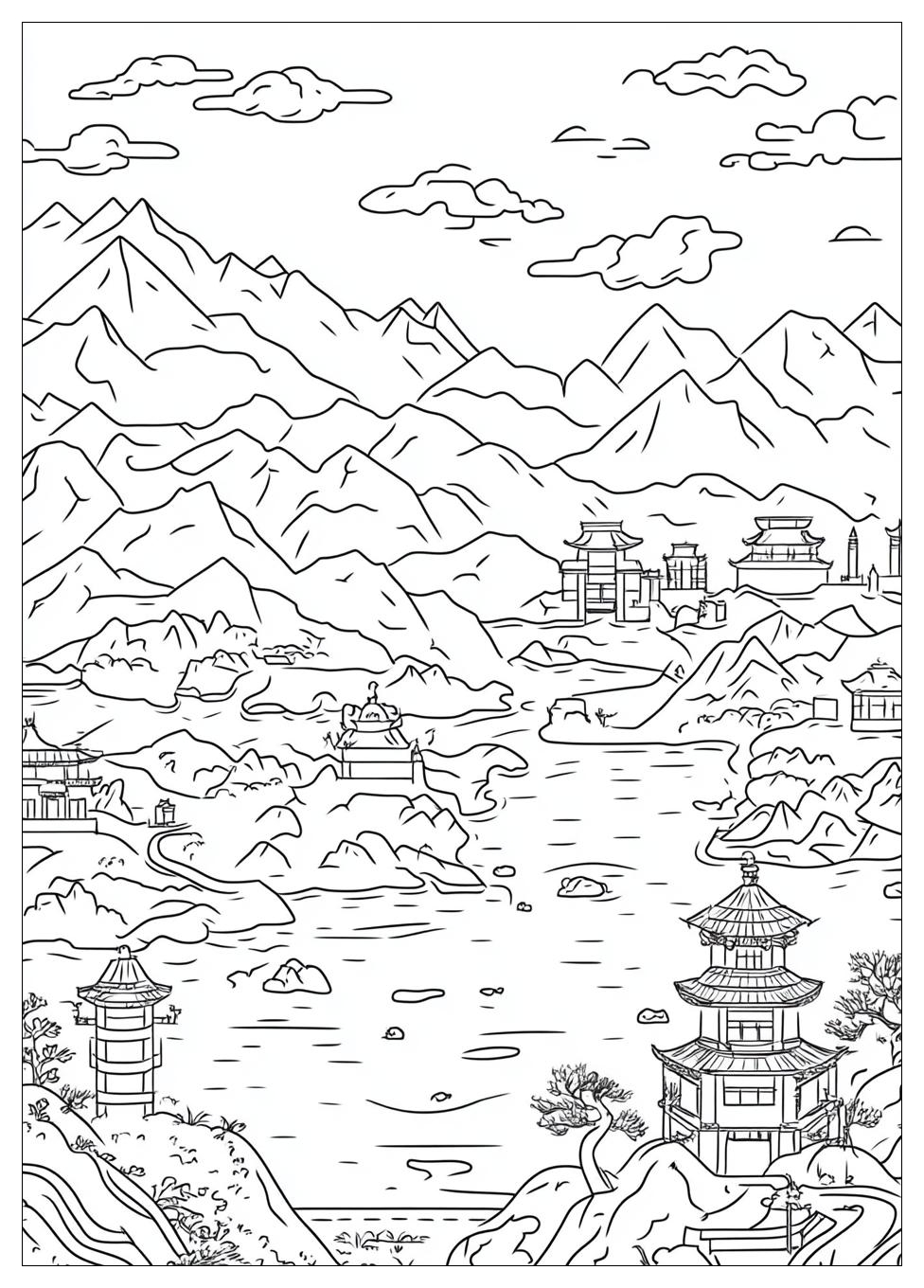 asia_map_coloring_pages_11