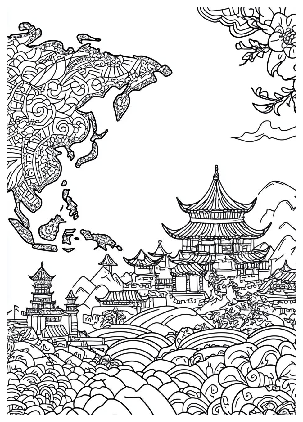 asia_map_coloring_pages_23