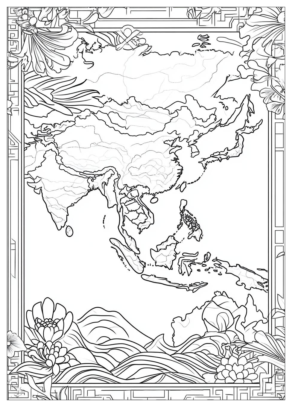 asia_map_coloring_pages_8