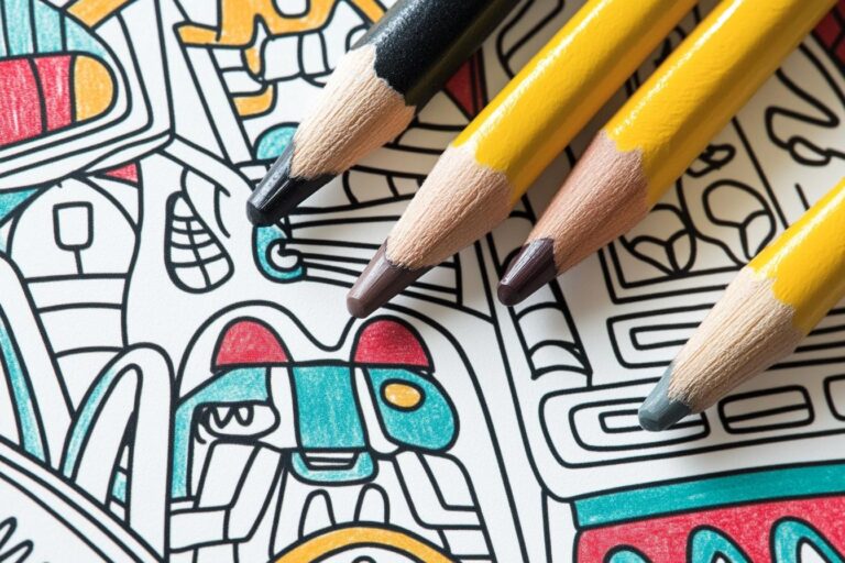 Aztec Coloring Pages : Unleash Your Creativity with Aztec Designs