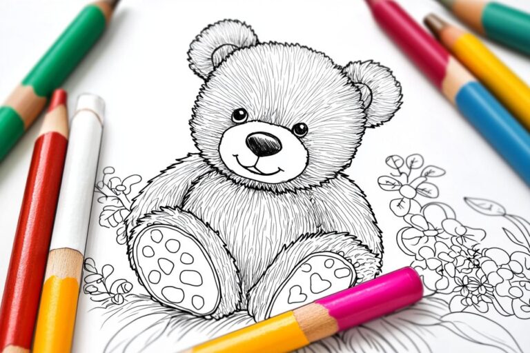 Bear Coloring Pages : Fun Activities, Printable Sheets & Educational Facts