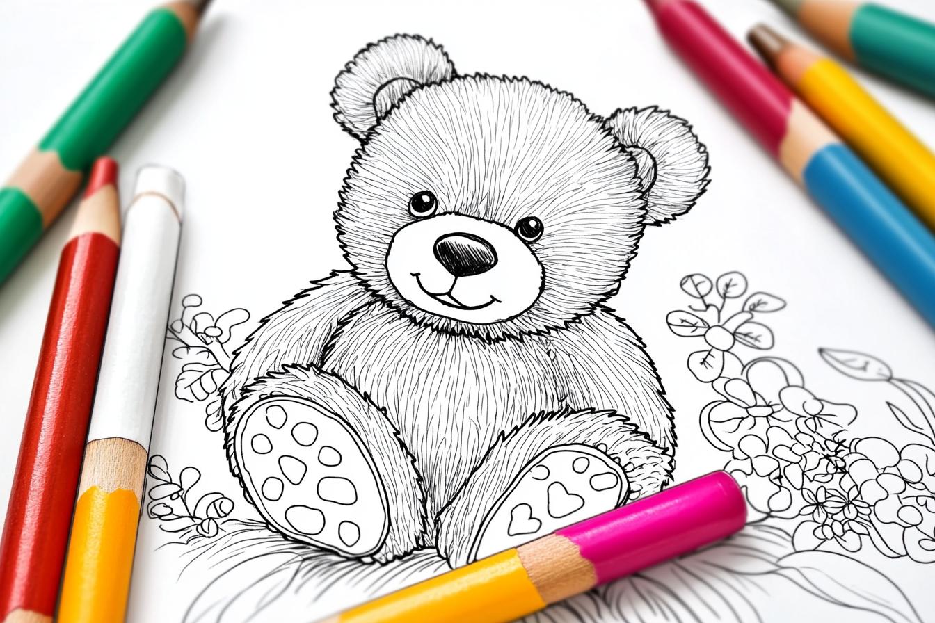 Bear Coloring Pages Free Printable PDF Bear Coloring Pages