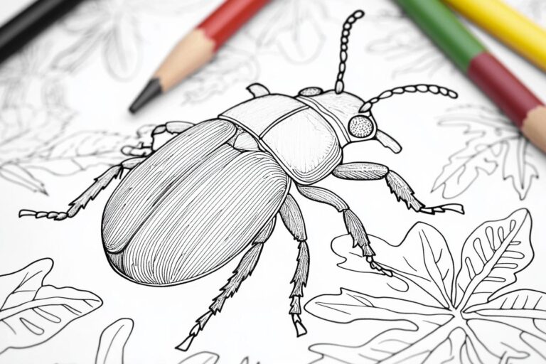 Beetle Coloring Pages : Fun, Educational, and Creative