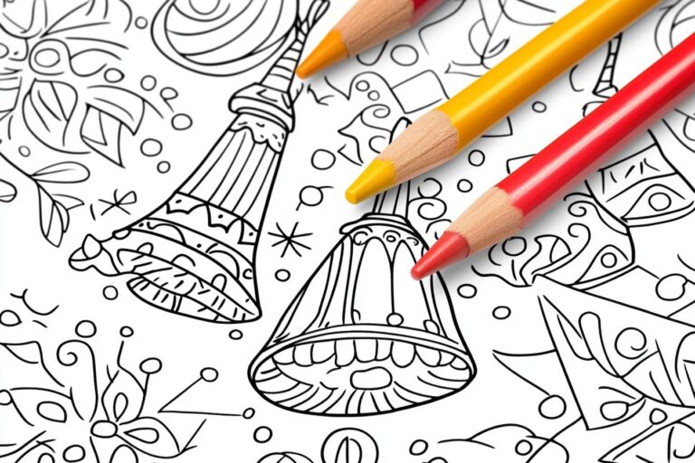 Bell Coloring Pages : Coloring Fun for All Ages