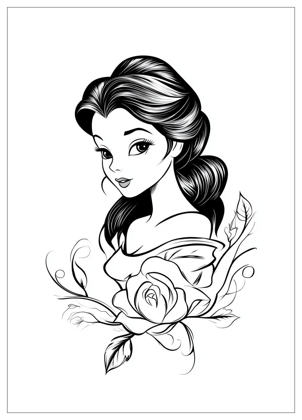 belle_coloring_pages_4
