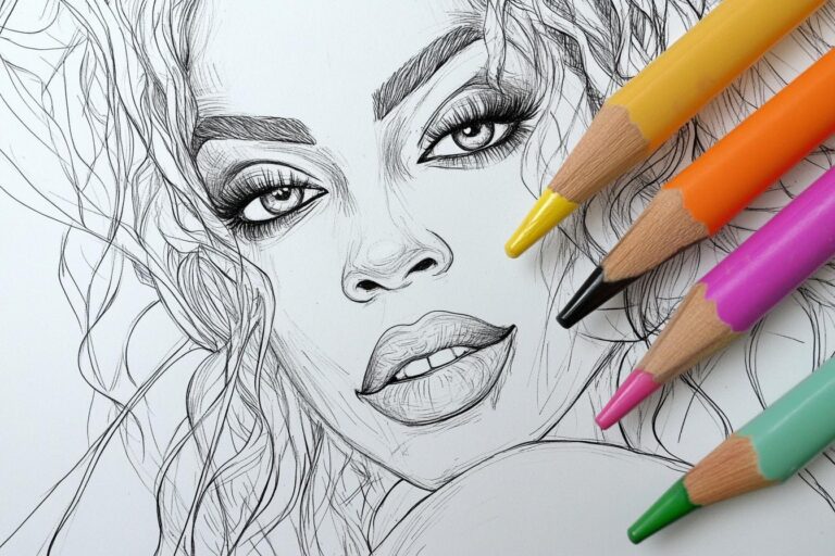 Beyonce Coloring Pages : Color the Queen’s Reign