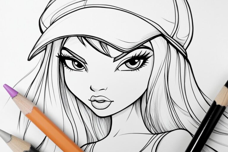 Bratz Coloring Pages : Color Your Way to Fashion Fun