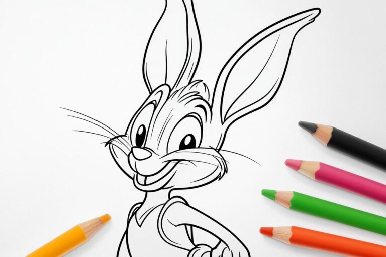 Bugs Bunny Coloring Pages : Fun for Kids & Creative Expression