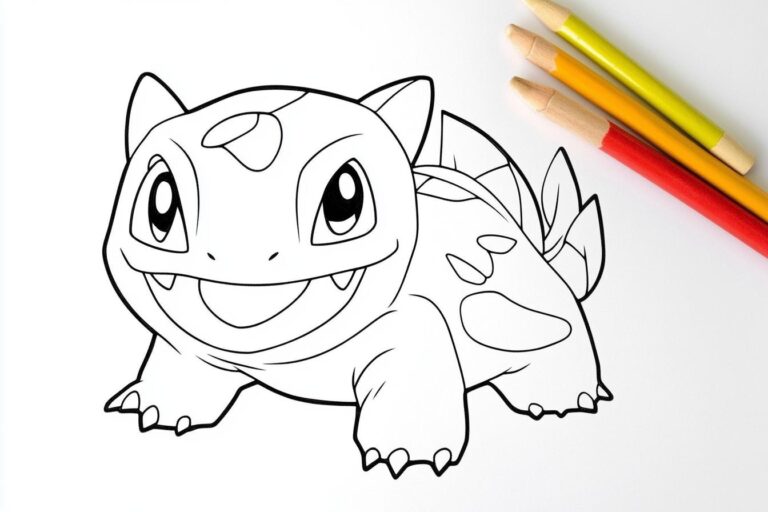 Bulbasaur Coloring Pages : Free Printable Bulbasaur Coloring Sheets for Kids