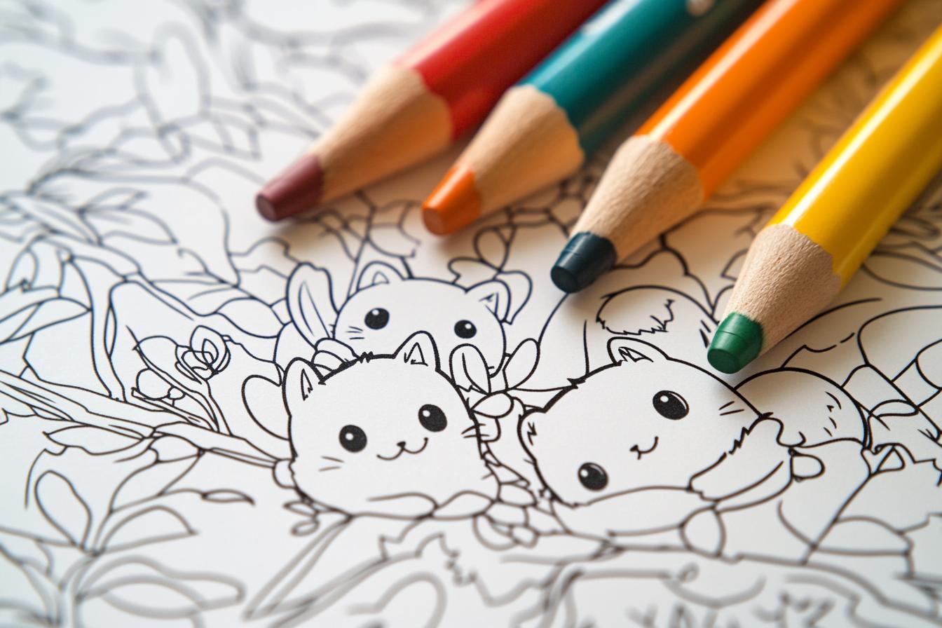Calico Critters Coloring Pages Free Printable PDF Calico Critters Coloring Pages