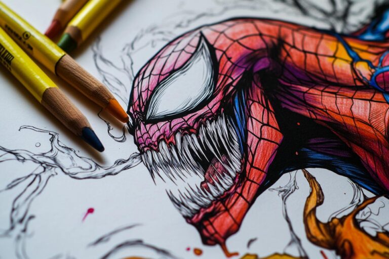 Carnage Coloring Pages : Unleash Your Artistic Vision