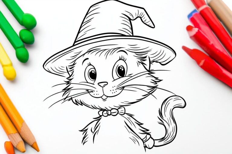 Cat In The Hat Coloring Pages : Fun for Kids of All Ages