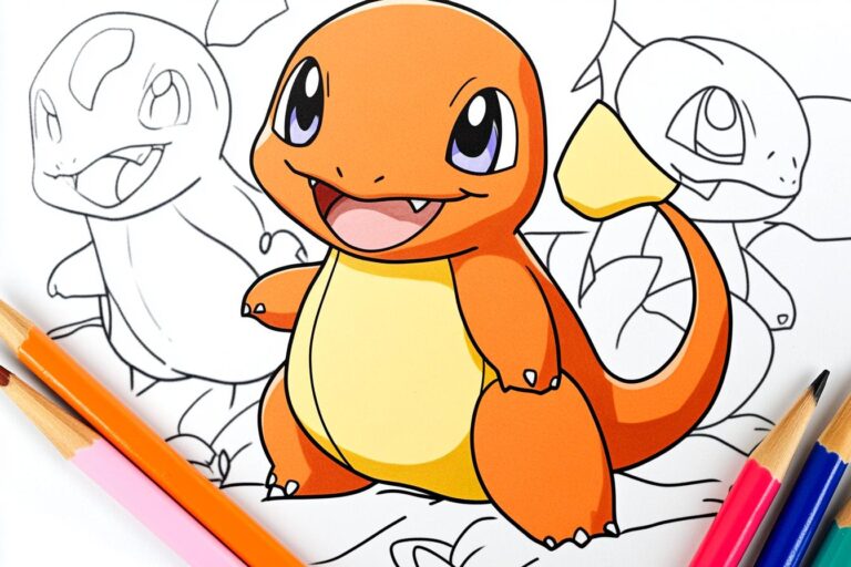 Charmander Coloring Pages : Ignite Your Creativity with Free Printable Designs