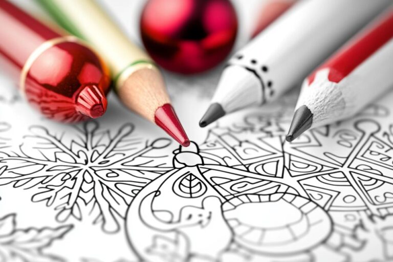 Christmas Lights Coloring Pages : Light Up Your Holidays with Coloring Fun