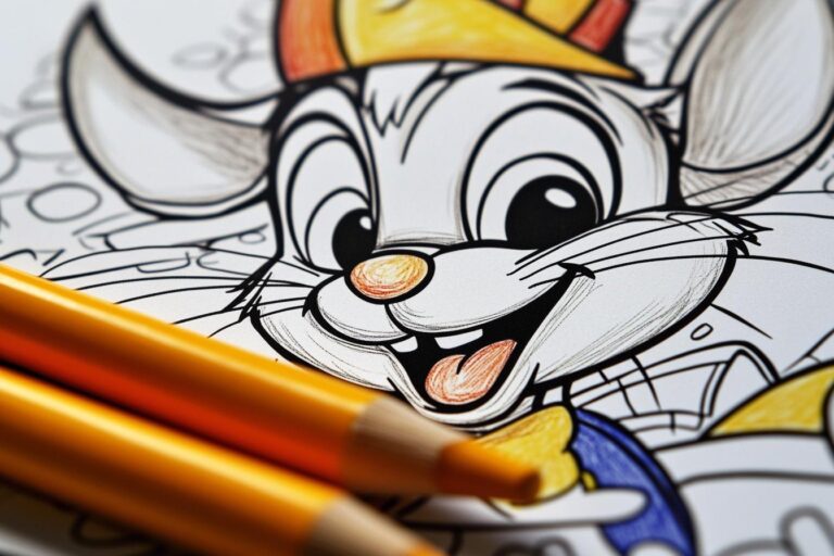 Chuck E Cheese Coloring Pages : Fun & Free Printable Activities for Kids