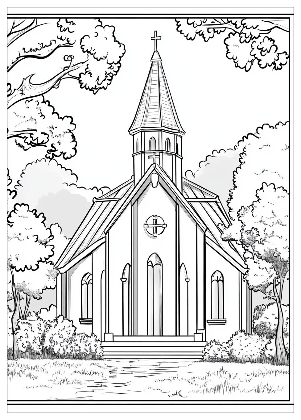 church_coloring_pages_11