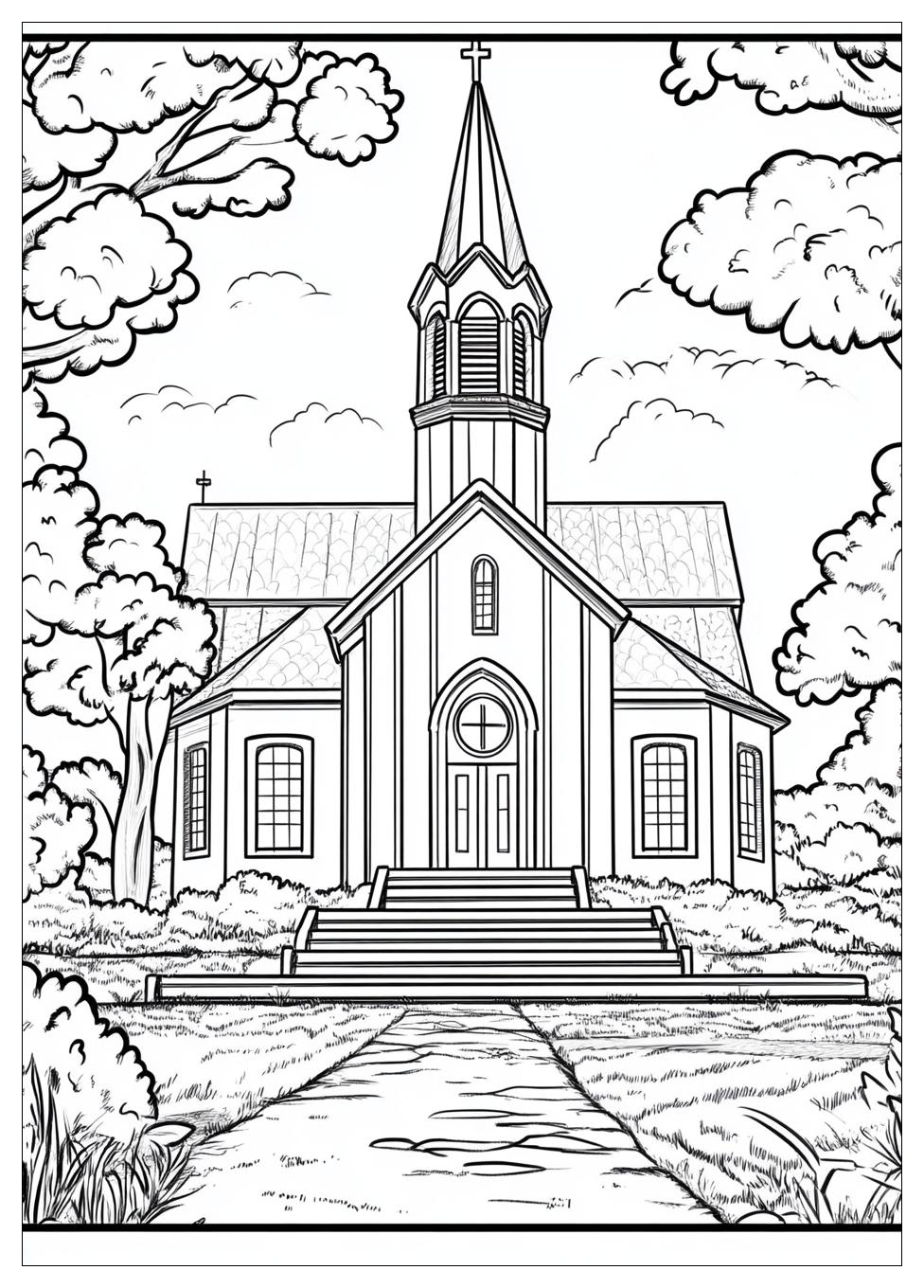 church_coloring_pages_9