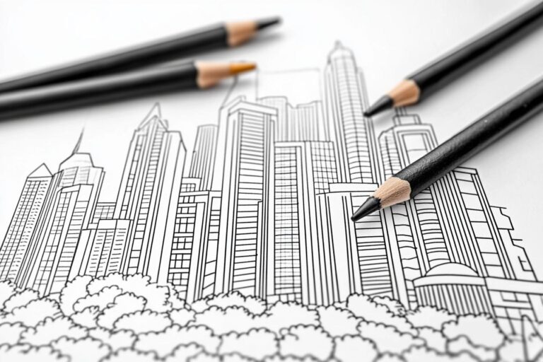 City Coloring Pages : Color Your Way Through Urban Landscapes