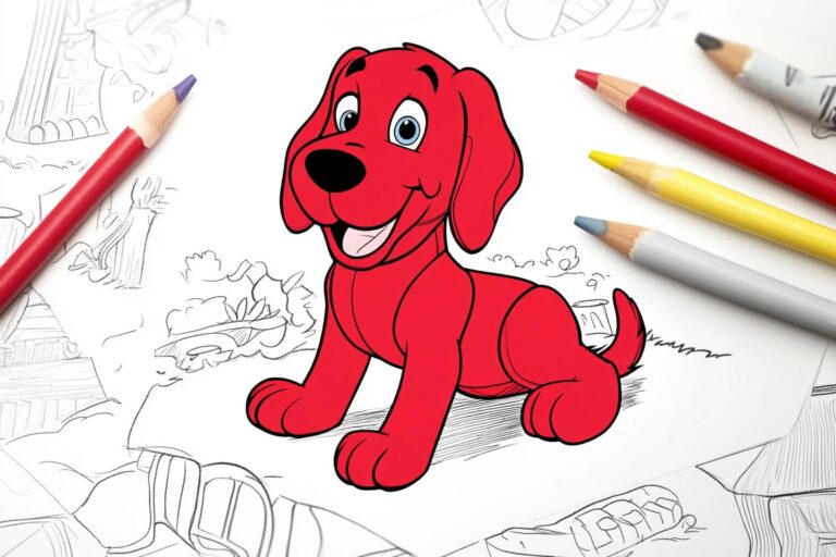 Clifford Coloring Pages : Fun & Educational Activities for Kids