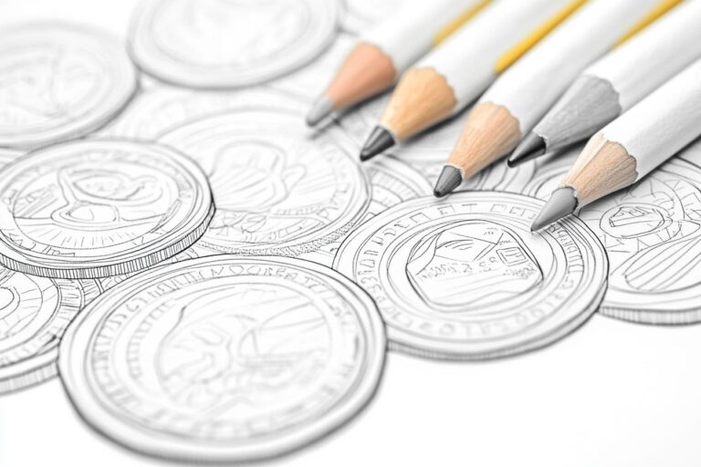 Coin Coloring Pages : Fun & Educational Activities for Kids
