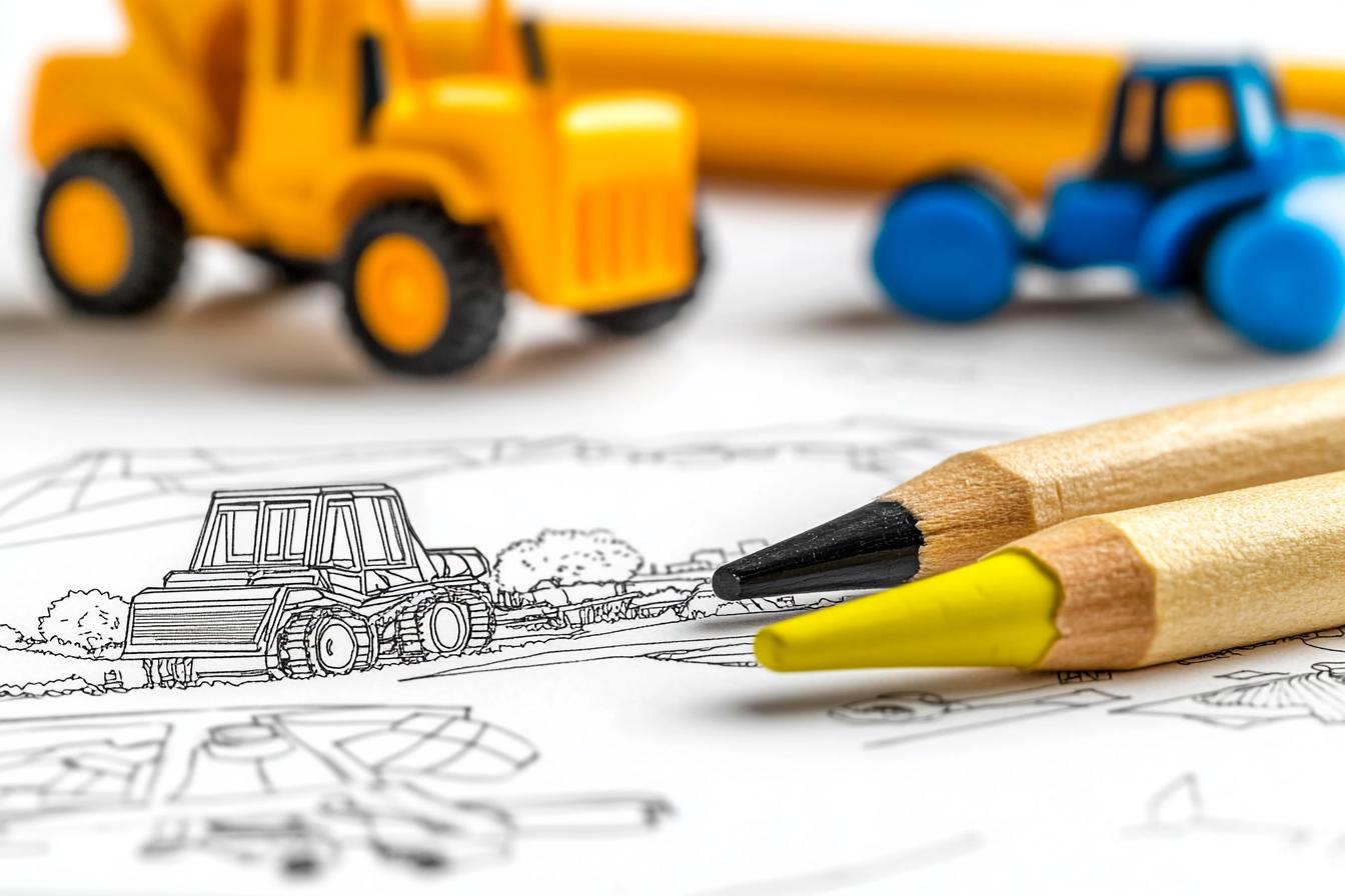 Construction Coloring Pages Free Printable PDF Construction Coloring Pages