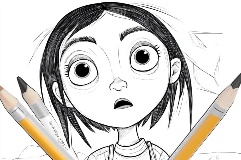 Coraline Coloring Pages : Color the World of Coraline