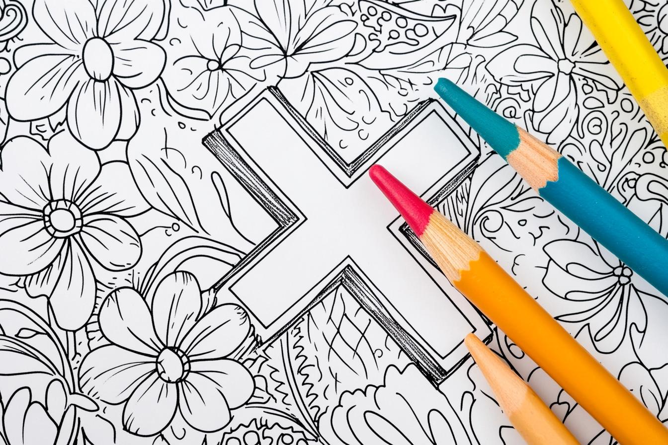 Cross Coloring Pages Free Printable PDF Cross Coloring Pages