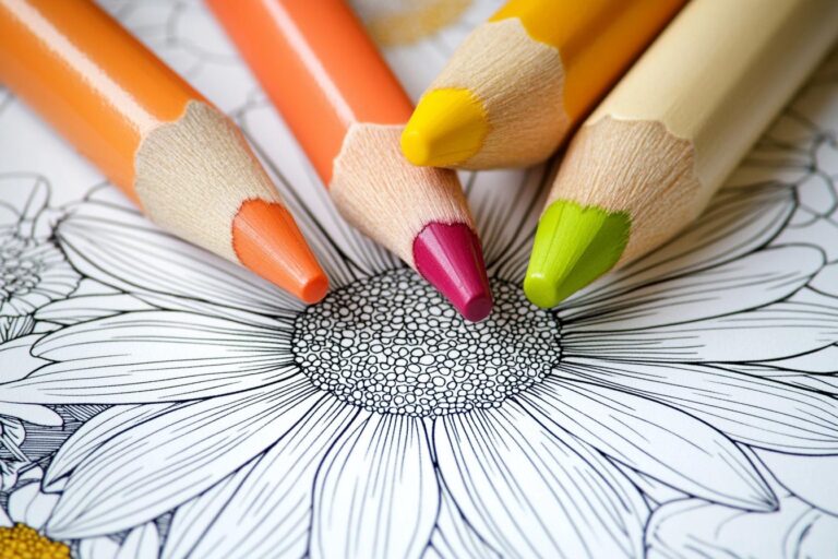 Daisy Coloring Pages : Coloring Fun with Daisies