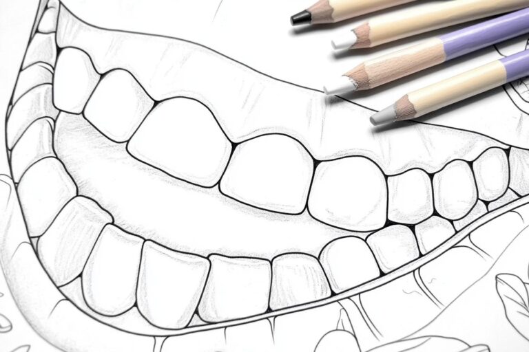 Dentist Coloring Pages : Fun Dental Illustrations for Kids