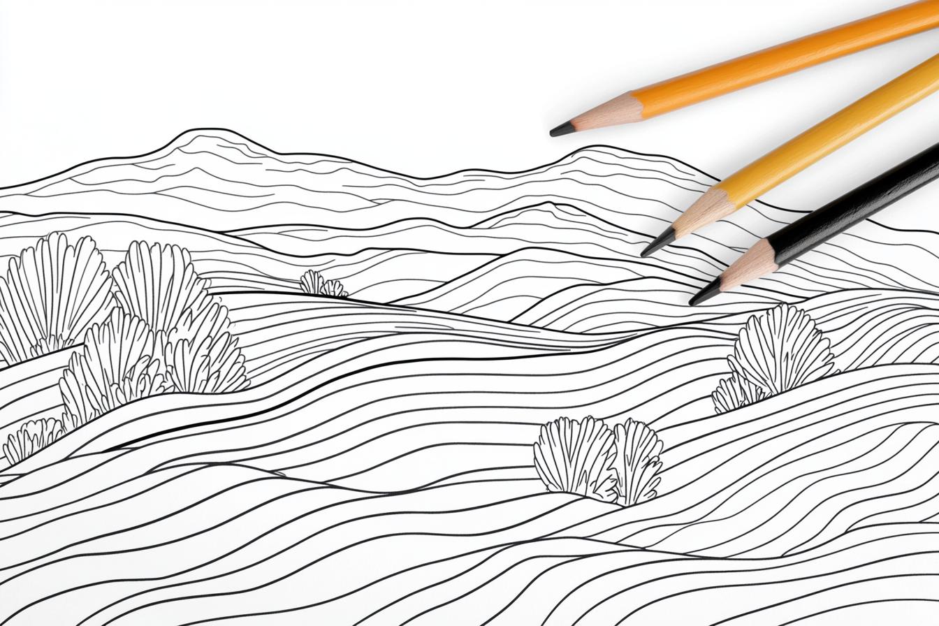 Desert Coloring Pages Free Printable PDF Desert Coloring Pages