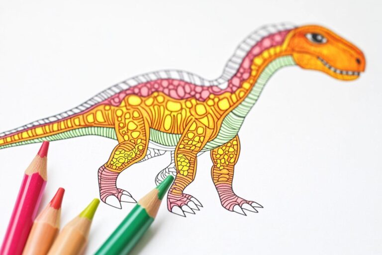 Dinosaur Coloring Pages : Roar into Creativity and Fun