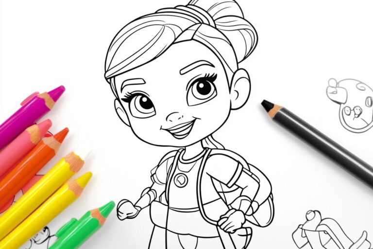 Doc Mcstuffins Coloring Pages : Coloring Fun with Doc and Her Friends