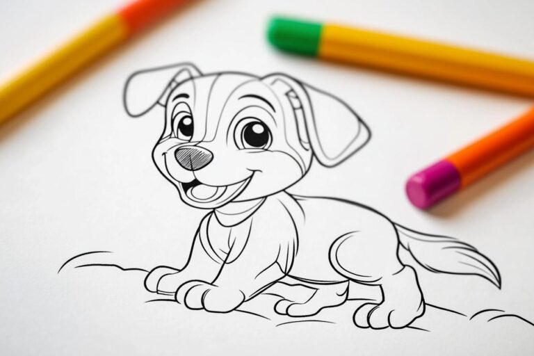 Dog Man Coloring Pages : Unleash Your Inner Artist