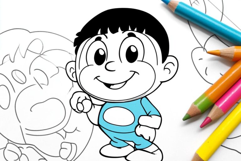 Doraemon Coloring Pages : Fun Activities for Kids