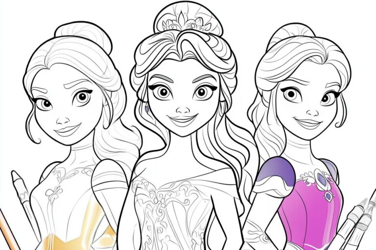 Elena Of Avalor Coloring Pages : Coloring Fun for Kids